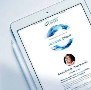 The first edition of corrosionCORNER, CorrosionRADAR’s Quarterly Newsletter launched this week.