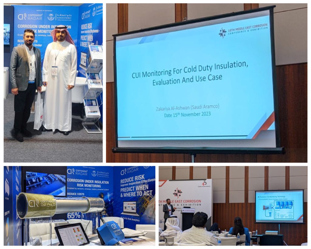 Aramco publishes case study with CorrosionRADAR: LR CUI Monitoring Solution at 18th MECC Conference in Bahrain