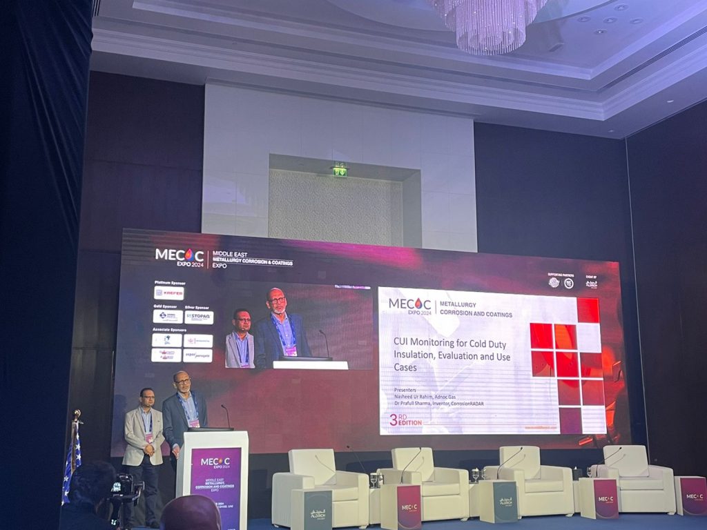 ADNOC and CorrosionRADAR’s Joint Case Study at MECOC 2024