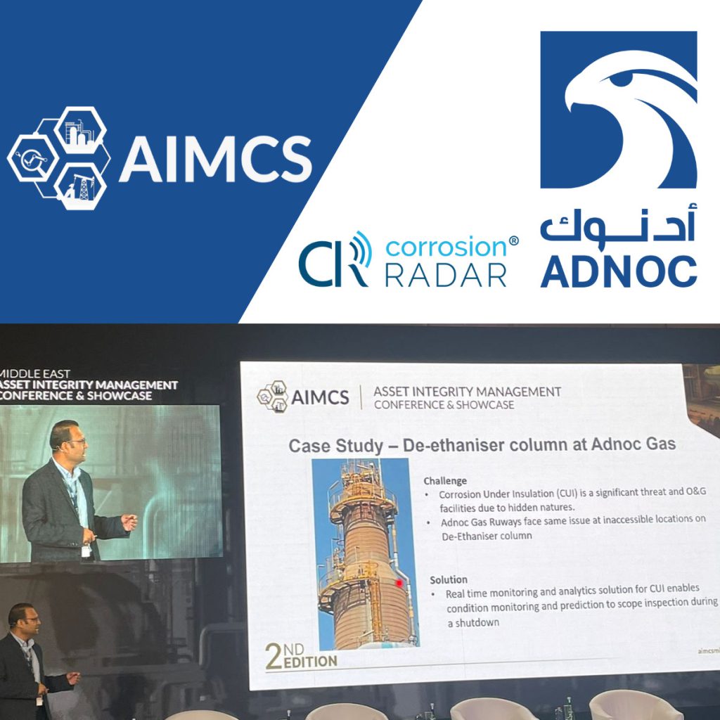 ADNOC Gas Highlights CorrosionRADAR’s CUI Monitoring Solution at AIMCS 2024