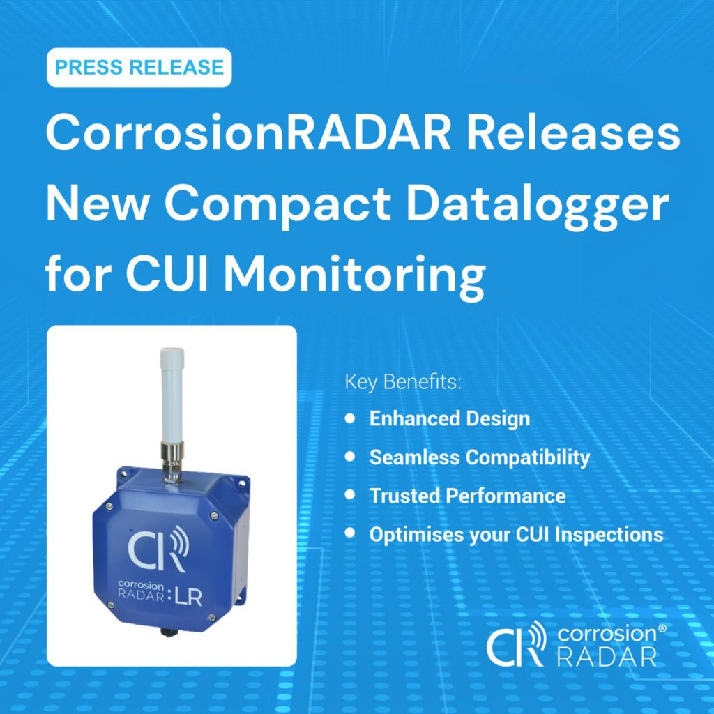 CorrosionRADAR Releases New Compact Datalogger for CUI Monitoring